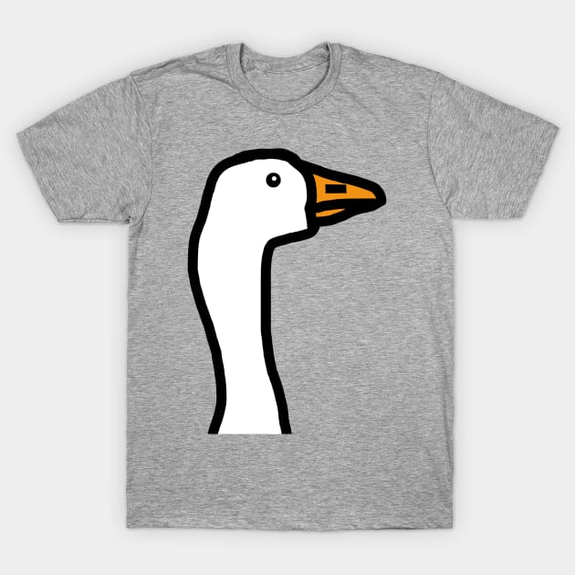 Goose Gaming Portrait T-Shirt by ellenhenryart